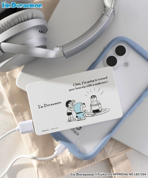 アイムドラえもん モバイルバッテリー 充電器 5000mAh（スマホグッズ