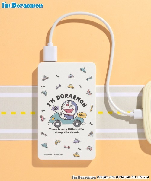 猫と暮らすあえ。  CASETiFY ドラえもん　モバイルバッテリー アイムドラえもん モバイルバッテリー 充電器 5000mAh
