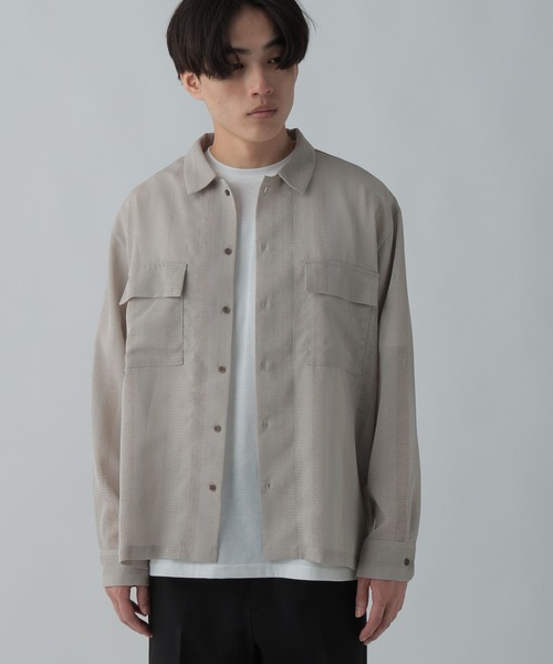 GLOBAL WORK(グローバルワーク)の「トクトク2SETシャツ&Tシャツ/CLEAN MODE/304112(シャツ/ブラウス・メンズ・スカイブルー/ブラック/ライトグレー・SMALL/MEDIUM/X-LARGE/LARGE)」の13枚目の写真