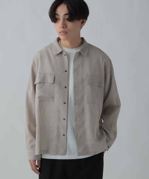 GLOBAL WORK(グローバルワーク)の「トクトク2SETシャツ&Tシャツ/CLEAN MODE/304112(シャツ/ブラウス・メンズ・スカイブルー/ブラック/ライトグレー・SMALL/MEDIUM/X-LARGE/LARGE)」の12枚目の写真