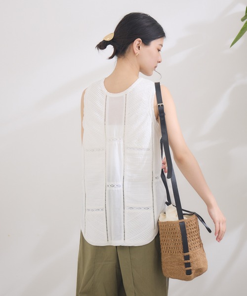 KATHARINE ROSS（キャサリンロス）の「【KATHARINE ROSS】【MADE IN MADA】ショルダーバッグ（ショルダーバッグ・レディース・ブラック/キャメル・MEDIUM）」の7枚目の写真