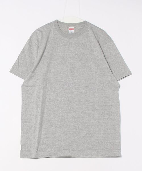 CERCA（チェルカ）の「United Athle/5.6オンス ハイクオリティー 無地 半袖 Ｔシャツ（Tシャツ/カットソー・メンズ・グリーン/ミント/ライトグリーン/ナチュラル/ラベンダー/ライトピンク/バーガンディー/ライトパープル/バイオレット/ライトイエロー/ライトベージュ/ロイヤルブルー/フレッシュイエロー/フューシャピンク/コーラルピンク/ダークネイビー/パープル/ダークブラウン/ライトブルー/ホワイト/ネイビー/グレー/カーキ/サックスブルー/ターコイズブルー/ライム/イエロー/オレンジ/ゴールド/スミクロ/ピンク/グリーン系その他/グレイッシュブルー/オフホワイト/インディゴブルー/チャコールグレー/レッド/クリアグリーン・SMALL/MEDIUM/X-LARGE/LARGE）」の6枚目の写真