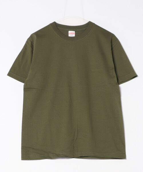 CERCA（チェルカ）の「United Athle/5.6オンス ハイクオリティー 無地 半袖 Ｔシャツ（Tシャツ/カットソー・メンズ・グリーン/ミント/ライトグリーン/ナチュラル/ラベンダー/ライトピンク/バーガンディー/ライトパープル/バイオレット/ライトイエロー/ライトベージュ/ロイヤルブルー/フレッシュイエロー/フューシャピンク/コーラルピンク/ダークネイビー/パープル/ダークブラウン/ライトブルー/ホワイト/ネイビー/グレー/カーキ/サックスブルー/ターコイズブルー/ライム/イエロー/オレンジ/ゴールド/スミクロ/ピンク/グリーン系その他/グレイッシュブルー/オフホワイト/インディゴブルー/チャコールグレー/レッド/クリアグリーン・SMALL/MEDIUM/X-LARGE/LARGE）」の10枚目の写真