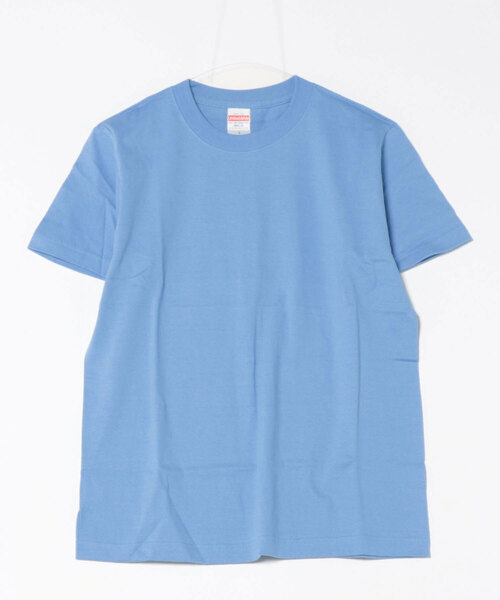 CERCA（チェルカ）の「United Athle/5.6オンス ハイクオリティー 無地 半袖 Ｔシャツ（Tシャツ/カットソー・メンズ・グリーン/ミント/ライトグリーン/ナチュラル/ラベンダー/ライトピンク/バーガンディー/ライトパープル/バイオレット/ライトイエロー/ライトベージュ/ロイヤルブルー/フレッシュイエロー/フューシャピンク/コーラルピンク/ダークネイビー/パープル/ダークブラウン/ライトブルー/ホワイト/ネイビー/グレー/カーキ/サックスブルー/ターコイズブルー/ライム/イエロー/オレンジ/ゴールド/スミクロ/ピンク/グリーン系その他/グレイッシュブルー/オフホワイト/インディゴブルー/チャコールグレー/レッド/クリアグリーン・SMALL/MEDIUM/X-LARGE/LARGE）」の19枚目の写真