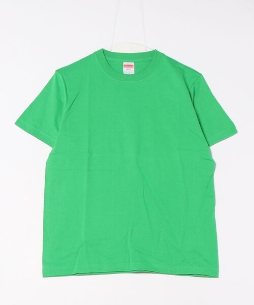 CERCA（チェルカ）の「United Athle/5.6オンス ハイクオリティー 無地 半袖 Ｔシャツ（Tシャツ/カットソー・メンズ・グリーン/ミント/ライトグリーン/ナチュラル/ラベンダー/ライトピンク/バーガンディー/ライトパープル/バイオレット/ライトイエロー/ライトベージュ/ロイヤルブルー/フレッシュイエロー/フューシャピンク/コーラルピンク/ダークネイビー/パープル/ダークブラウン/ライトブルー/ホワイト/ネイビー/グレー/カーキ/サックスブルー/ターコイズブルー/ライム/イエロー/オレンジ/ゴールド/スミクロ/ピンク/グリーン系その他/グレイッシュブルー/オフホワイト/インディゴブルー/チャコールグレー/レッド/クリアグリーン・SMALL/MEDIUM/X-LARGE/LARGE）」の13枚目の写真