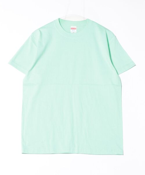 CERCA（チェルカ）の「United Athle/5.6オンス ハイクオリティー 無地 半袖 Ｔシャツ（Tシャツ/カットソー・メンズ・グリーン/ミント/ライトグリーン/ナチュラル/ラベンダー/ライトピンク/バーガンディー/ライトパープル/バイオレット/ライトイエロー/ライトベージュ/ロイヤルブルー/フレッシュイエロー/フューシャピンク/コーラルピンク/ダークネイビー/パープル/ダークブラウン/ライトブルー/ホワイト/ネイビー/グレー/カーキ/サックスブルー/ターコイズブルー/ライム/イエロー/オレンジ/ゴールド/スミクロ/ピンク/グリーン系その他/グレイッシュブルー/オフホワイト/インディゴブルー/チャコールグレー/レッド/クリアグリーン・SMALL/MEDIUM/X-LARGE/LARGE）」の15枚目の写真