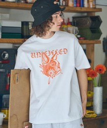 UN-FILLED（アンフィルド）の「mt9711- GERBERA DOG HEAVY WEIGHT T-SHIRT Tシャツ（Tシャツ/カットソー）」