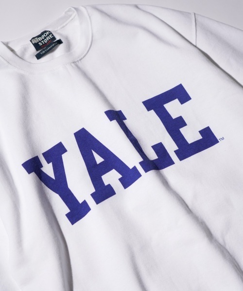 SUNNY  SPORTS（サニースポーツ）の「The BOOK STORE / ブックストア YALE SS SWEAT イェール大学 半袖スウェット オーバーサイズ（スウェット・メンズ・ネイビー/ホワイト・LARGE/X-LARGE/MEDIUM）」の6枚目の写真