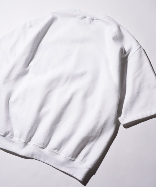 SUNNY  SPORTS（サニースポーツ）の「The BOOK STORE / ブックストア YALE SS SWEAT イェール大学 半袖スウェット オーバーサイズ（スウェット・メンズ・ネイビー/ホワイト・LARGE/X-LARGE/MEDIUM）」の11枚目の写真