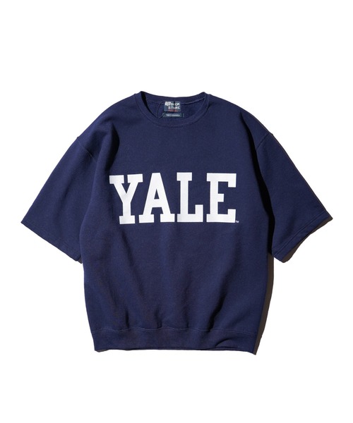 SUNNY  SPORTS（サニースポーツ）の「The BOOK STORE / ブックストア YALE SS SWEAT イェール大学 半袖スウェット オーバーサイズ（スウェット・メンズ・ネイビー/ホワイト・LARGE/X-LARGE/MEDIUM）」の19枚目の写真