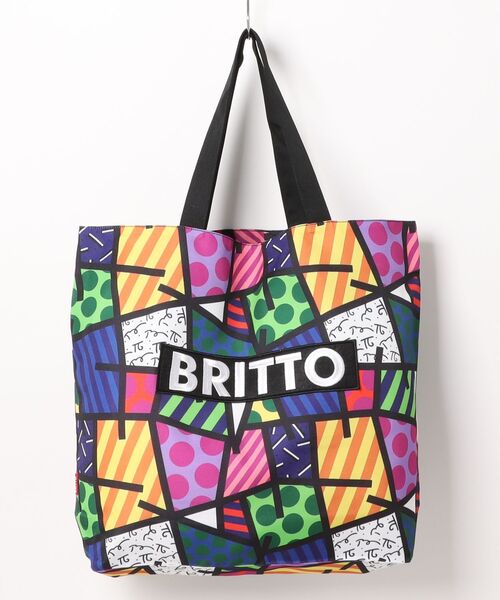 TONE SELECT WEAR(トーンセレクトウェア)の「【BRITTO】オールハート トート L(トートバッグ・メンズ・その他1/その他2/ブラックミックス・LARGE)」の3枚目の写真