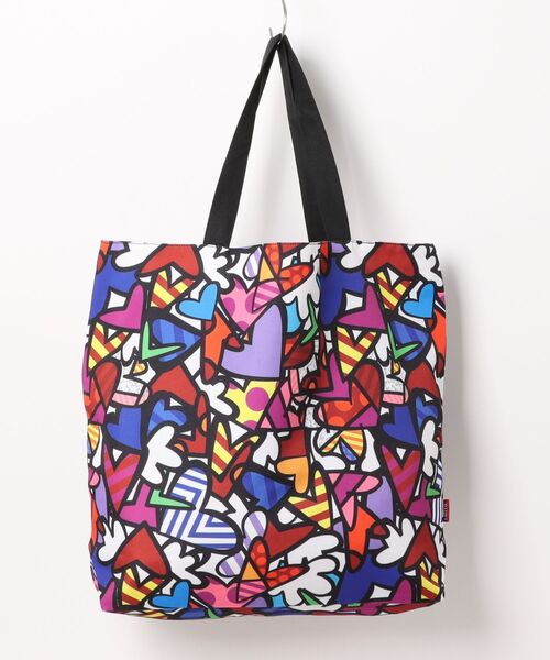 TONE SELECT WEAR(トーンセレクトウェア)の「【BRITTO】オールハート トート L(トートバッグ・メンズ・その他1/その他2/ブラックミックス・LARGE)」の9枚目の写真