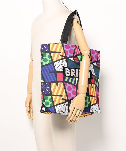 TONE SELECT WEAR(トーンセレクトウェア)の「【BRITTO】オールハート トート L(トートバッグ・メンズ・その他1/その他2/ブラックミックス・LARGE)」の5枚目の写真