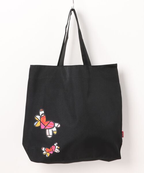 TONE SELECT WEAR(トーンセレクトウェア)の「【BRITTO】オールハート トート L(トートバッグ・メンズ・その他1/その他2/ブラックミックス・LARGE)」の6枚目の写真