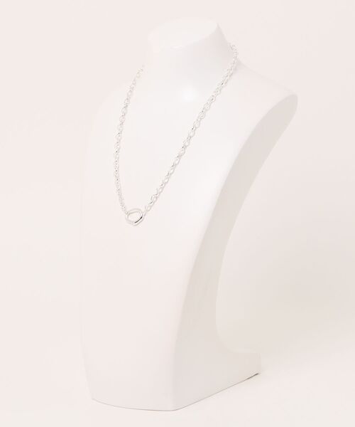 VIS(ビス)の「リングトップチェーンネックレス(ネックレス・レディース・シルバー/ゴールド・FREE)」の4枚目の写真