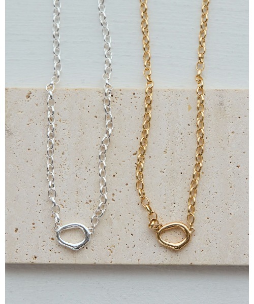 VIS(ビス)の「リングトップチェーンネックレス(ネックレス・レディース・シルバー/ゴールド・FREE)」の7枚目の写真