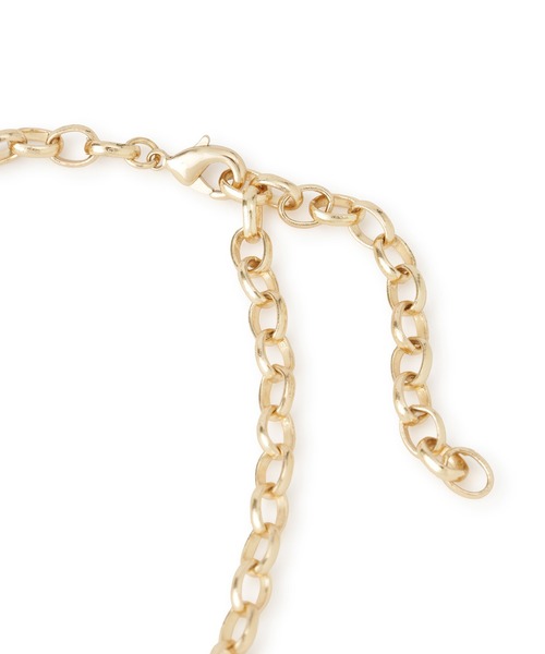 VIS(ビス)の「リングトップチェーンネックレス(ネックレス・レディース・シルバー/ゴールド・FREE)」の5枚目の写真