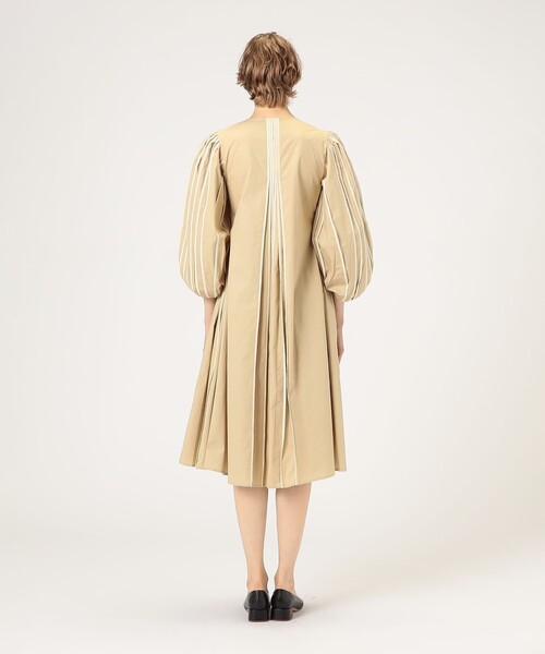 セール】BODICE STUDIO V neck midi Vネックドレス（ワンピース