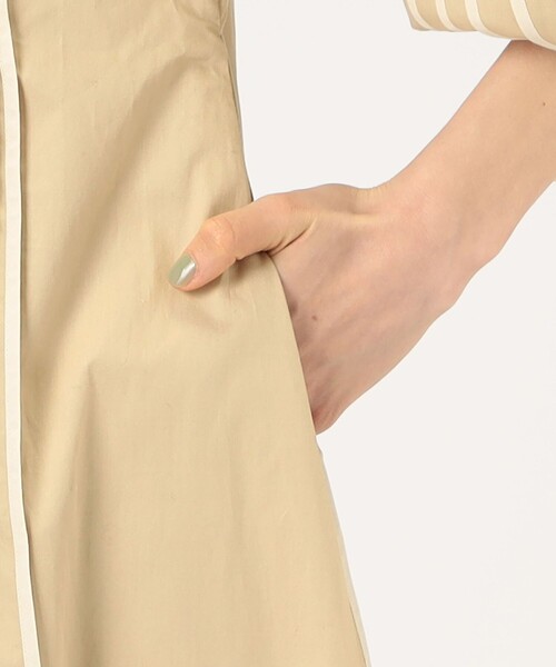 TOMORROWLAND (トゥモローランド)の「BODICE STUDIO V neck midi Vネックドレス(ワンピース・レディース・ライトベージュ・XS)」の9枚目の写真