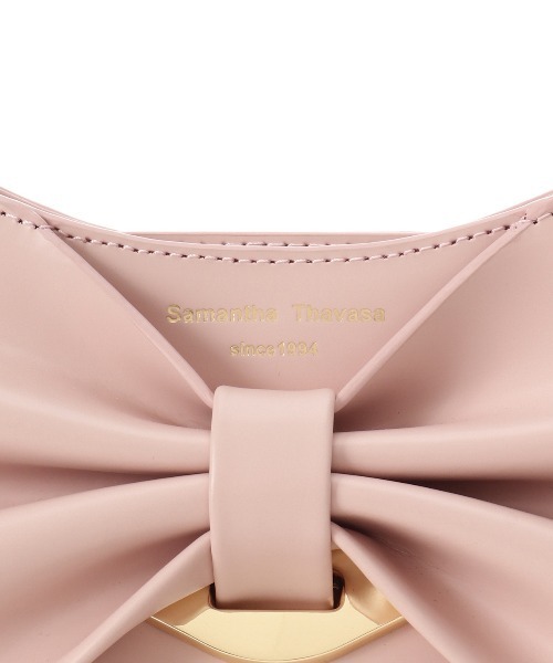 Samantha Thavasa(サマンサタバサ)の「ドレープリボンレザートートバッグ(トートバッグ・レディース・ブラック/ベージュ/ピンクベージュ/オフホワイト・FREE)」の14枚目の写真