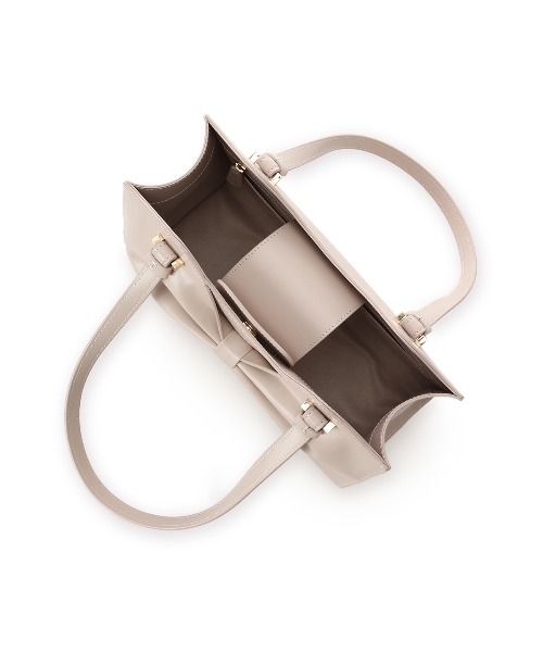 Samantha Thavasa(サマンサタバサ)の「ドレープリボンレザートートバッグ(トートバッグ・レディース・ブラック/ベージュ/ピンクベージュ/オフホワイト・FREE)」の18枚目の写真