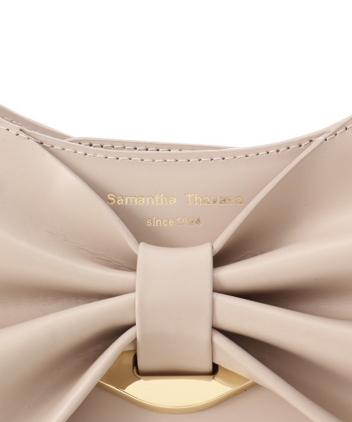 Samantha Thavasa(サマンサタバサ)の「ドレープリボンレザートートバッグ(トートバッグ・レディース・ブラック/ベージュ/ピンクベージュ/オフホワイト・FREE)」の20枚目の写真
