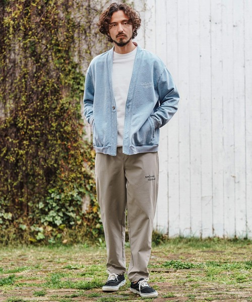 1minute 1second(ワンミニットワンセカンド)の「mcg3621-knit denim embroidery cardigan ニットデニムカーディガン(カーディガン/ボレロ・メンズ・ブルー系その他/ライトインディゴブルー・S/M/L/XL)」の8枚目の写真