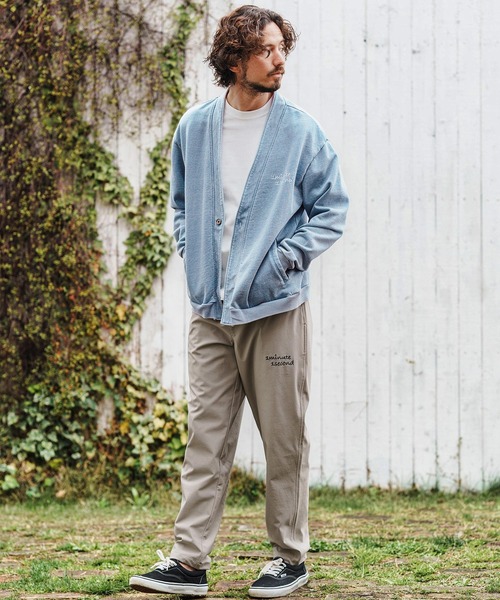 1minute 1second(ワンミニットワンセカンド)の「mcg3621-knit denim embroidery cardigan ニットデニムカーディガン(カーディガン/ボレロ・メンズ・ブルー系その他/ライトインディゴブルー・S/M/L/XL)」の9枚目の写真