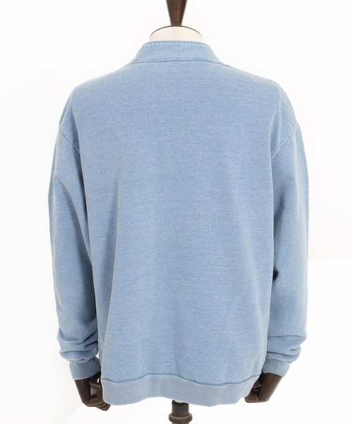 1minute 1second(ワンミニットワンセカンド)の「mcg3621-knit denim embroidery cardigan ニットデニムカーディガン(カーディガン/ボレロ・メンズ・ブルー系その他/ライトインディゴブルー・S/M/L/XL)」の18枚目の写真