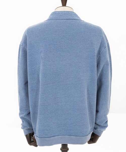 1minute 1second(ワンミニットワンセカンド)の「mcg3621-knit denim embroidery cardigan ニットデニムカーディガン(カーディガン/ボレロ・メンズ・ブルー系その他/ライトインディゴブルー・S/M/L/XL)」の20枚目の写真
