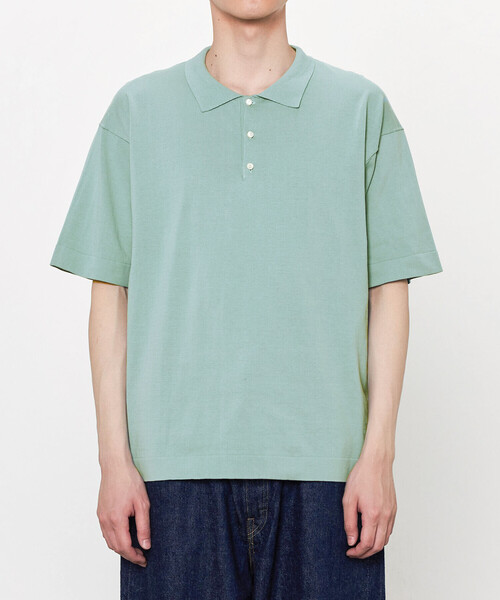 【即購入可】Shinzone RYE TENDER CROSBY POLO RYE TENDER＞MURRAY ニット ポロシャツ