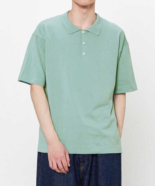 RYE TENDER | コットン 半袖ポロシャツ MEN