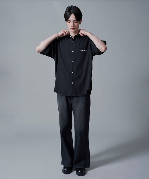 BROWNY(ブラウニー)の「BROWNY/アムンゼンワンポイントBIGシャツ(シャツ/ブラウス・メンズ・ホワイト/ブラック/サックスブルー・MEDIUM/LARGE)」の5枚目の写真