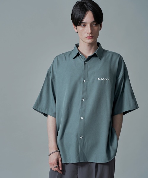 BROWNY(ブラウニー)の「BROWNY/アムンゼンワンポイントBIGシャツ(シャツ/ブラウス・メンズ・ホワイト/ブラック/サックスブルー・MEDIUM/LARGE)」の19枚目の写真