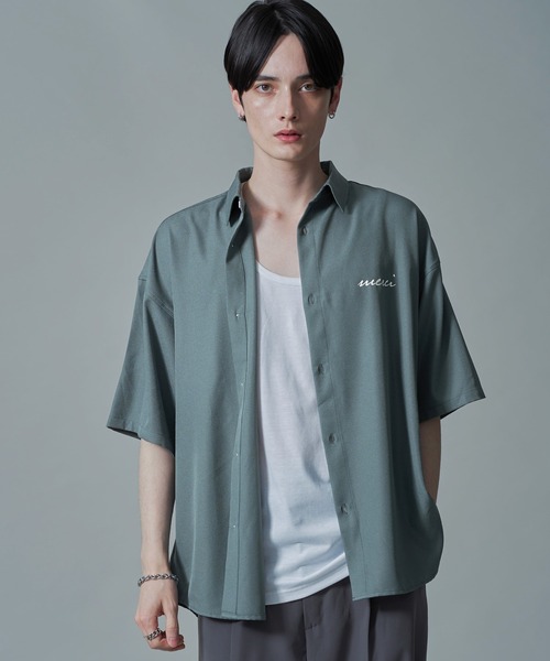 BROWNY(ブラウニー)の「BROWNY/アムンゼンワンポイントBIGシャツ(シャツ/ブラウス・メンズ・ホワイト/ブラック/サックスブルー・MEDIUM/LARGE)」の22枚目の写真