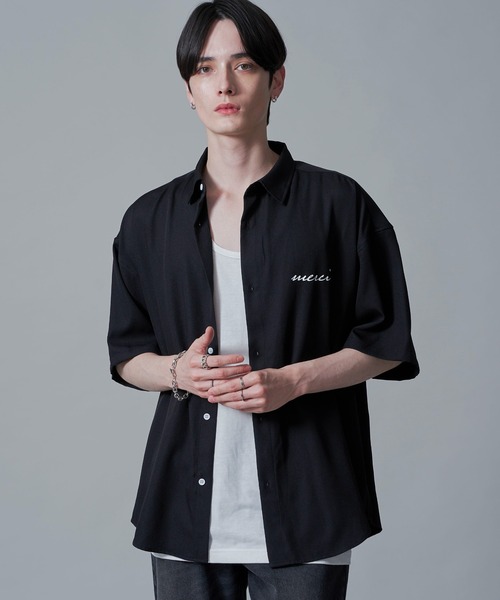 BROWNY(ブラウニー)の「BROWNY/アムンゼンワンポイントBIGシャツ(シャツ/ブラウス・メンズ・ホワイト/ブラック/サックスブルー・MEDIUM/LARGE)」の14枚目の写真