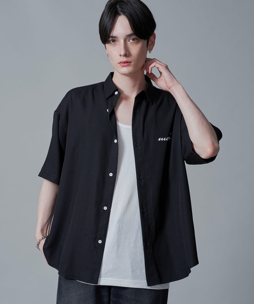 BROWNY(ブラウニー)の「BROWNY/アムンゼンワンポイントBIGシャツ(シャツ/ブラウス・メンズ・ホワイト/ブラック/サックスブルー・MEDIUM/LARGE)」の16枚目の写真
