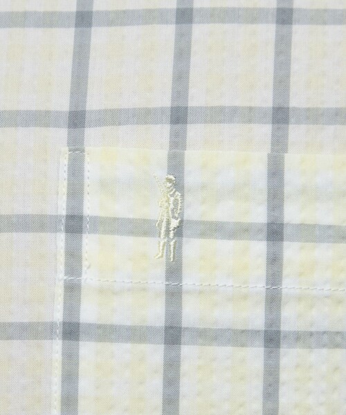 MACKINTOSH LONDON（マッキントッシュ ロンドン）の「シアサッカーギンガム 半袖ボタンダウンシャツ（シャツ/ブラウス・メンズ・ブラウン系その他3/ブルー/イエロー・XL/L/M）」の5枚目の写真