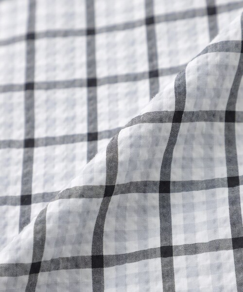 MACKINTOSH LONDON（マッキントッシュ ロンドン）の「シアサッカーギンガム 半袖ボタンダウンシャツ（シャツ/ブラウス・メンズ・ブラウン系その他3/ブルー/イエロー・XL/L/M）」の17枚目の写真