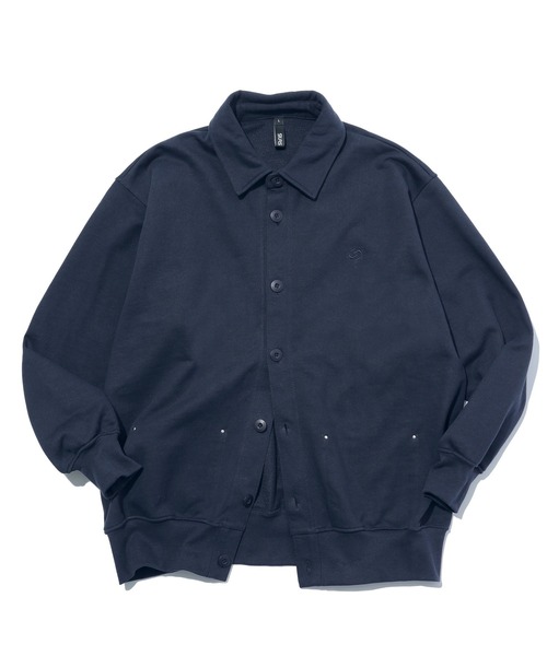SILAS(サイラス)の「SWEATSHIRT CARDIGAN(スウェット・メンズ・グリーン/ネイビー/ブラック・M/L)」の2枚目の写真