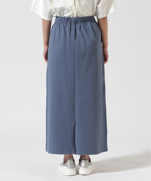 AVIREX（アヴィレックス）の「《WEB&DEPOT限定》JERSEY SKIRT PATCHED/ジャージ スカート パッチ（スカート・レディース・ホワイト/ブルー系その他/ブラック・F）」の17枚目の写真