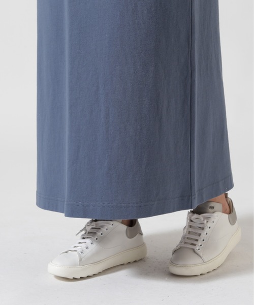 AVIREX（アヴィレックス）の「《WEB&DEPOT限定》JERSEY SKIRT PATCHED/ジャージ スカート パッチ（スカート・レディース・ホワイト/ブルー系その他/ブラック・F）」の14枚目の写真