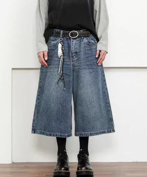 セール】チェックポケットデザイン（デニムパンツ）｜FreeZone（フリー