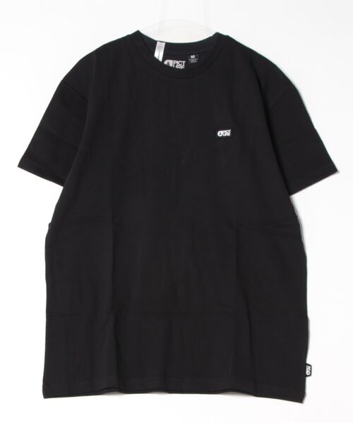 PICTURE ORGANIC CLOTHING(ピクチャーオーガニッククロージング)の「【PICTURE/ピクチャー】YORRA TEE ワンポイント ブランドロゴ Tシャツ ヘビーウェイト オーガニックコットン(Tシャツ/カットソー・メンズ・ブラック/ホワイト・MEDIUM/LARGE/X-LARGE)」の2枚目の写真