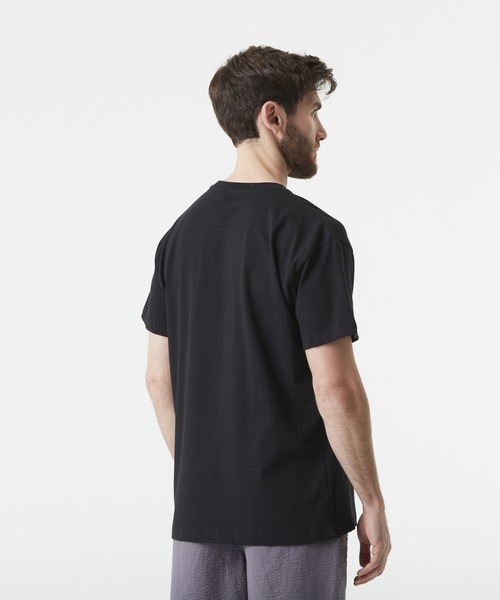 PICTURE ORGANIC CLOTHING(ピクチャーオーガニッククロージング)の「【PICTURE/ピクチャー】YORRA TEE ワンポイント ブランドロゴ Tシャツ ヘビーウェイト オーガニックコットン(Tシャツ/カットソー・メンズ・ブラック/ホワイト・MEDIUM/LARGE/X-LARGE)」の5枚目の写真
