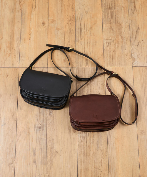 SLOW スロウ / cb-mailbag- クロムステアレザーショルダーバッグ