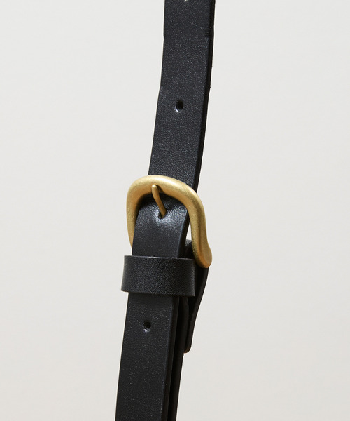 SLOW（スロウ）の「SLOW スロウ / cb-mailbag- クロムステアレザーショルダーバッグ 牛革メールバッグ / 858S55R（ショルダーバッグ・メンズ・ブラック/チョコ・FREE）」の21枚目の写真