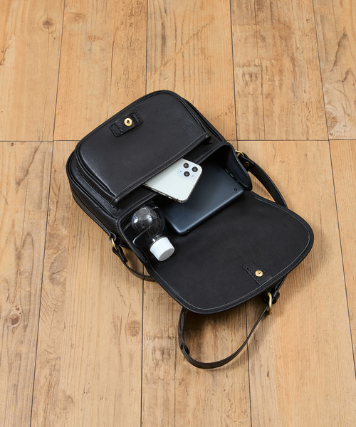 SLOW スロウ / cb-mailbag- クロムステアレザーショルダーバッグ 牛革