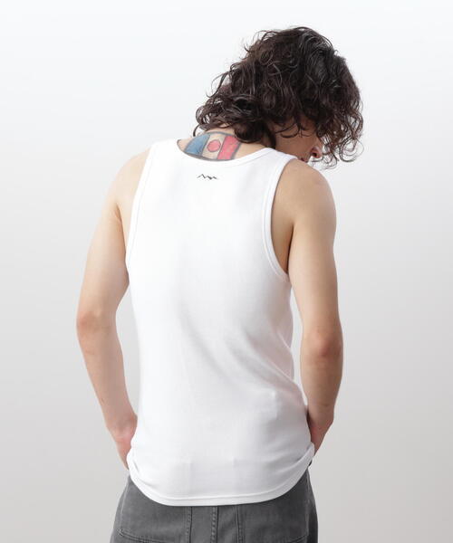 MANASTASH（マナスタッシュ）の「MANASTASH/マナスタッシュ/RIB TANK TOPS(2P)（タンクトップ・メンズ・ホワイト/その他24/ブラック・XL/S/L/M）」の14枚目の写真
