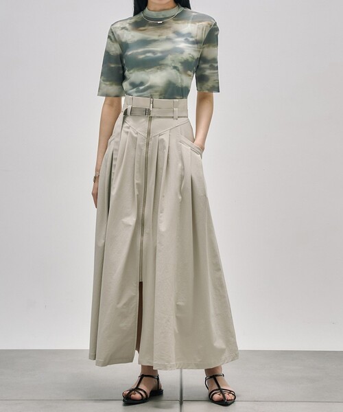 セール】シーナリーアートプルオーバー｜ウォッシャブル/シアー